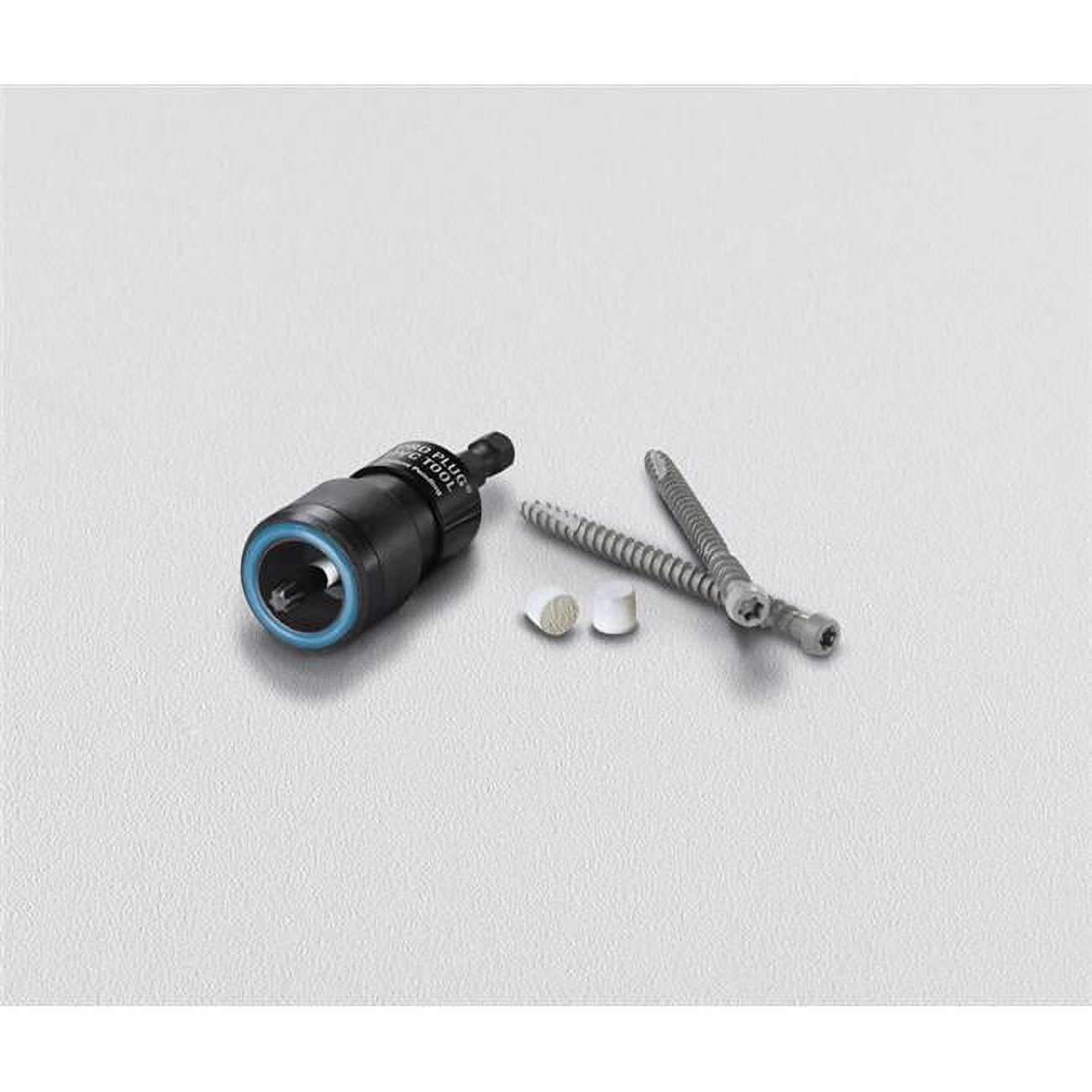 5001399 Pro Plug No. 10 x 2 in. Star Star Head Epoxy Coated Carbon Steel Deck Screws & Plugs Kit