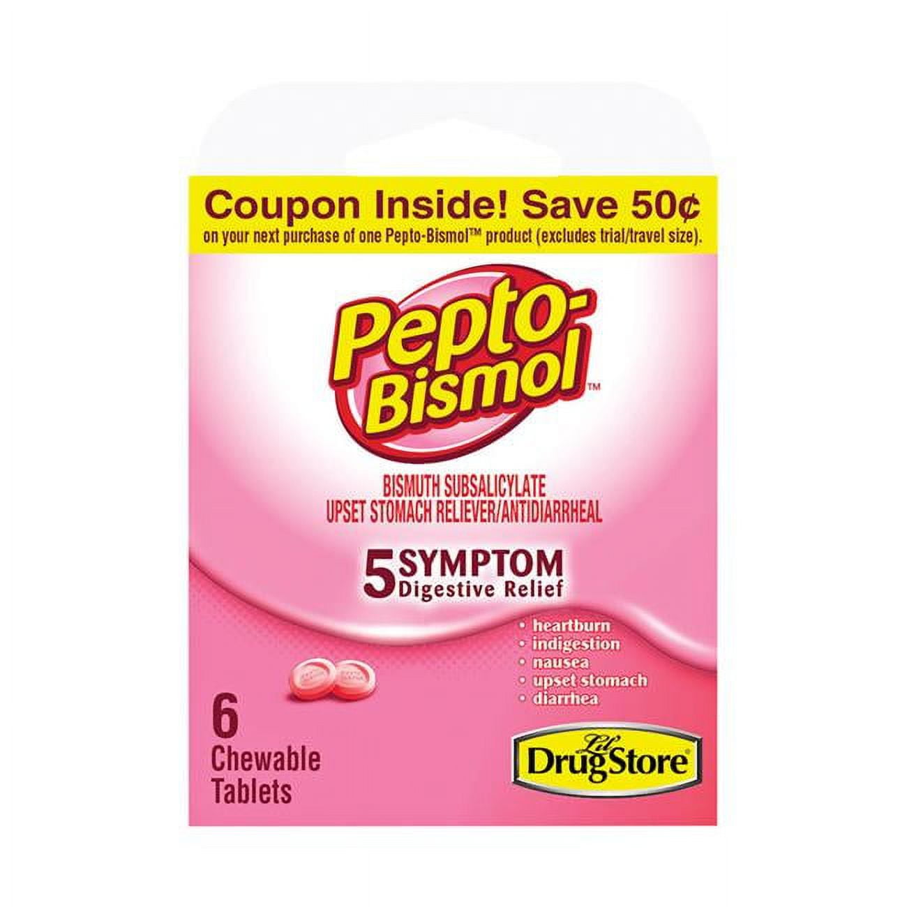 Upset Stomach Reliever  6 Count  Pack of 6