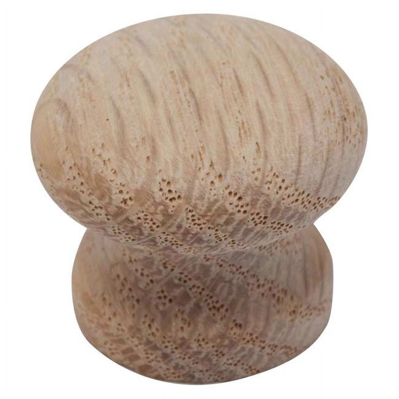 1 in. Dia. x 0.5 in. Round Cabinet Knob - Natural