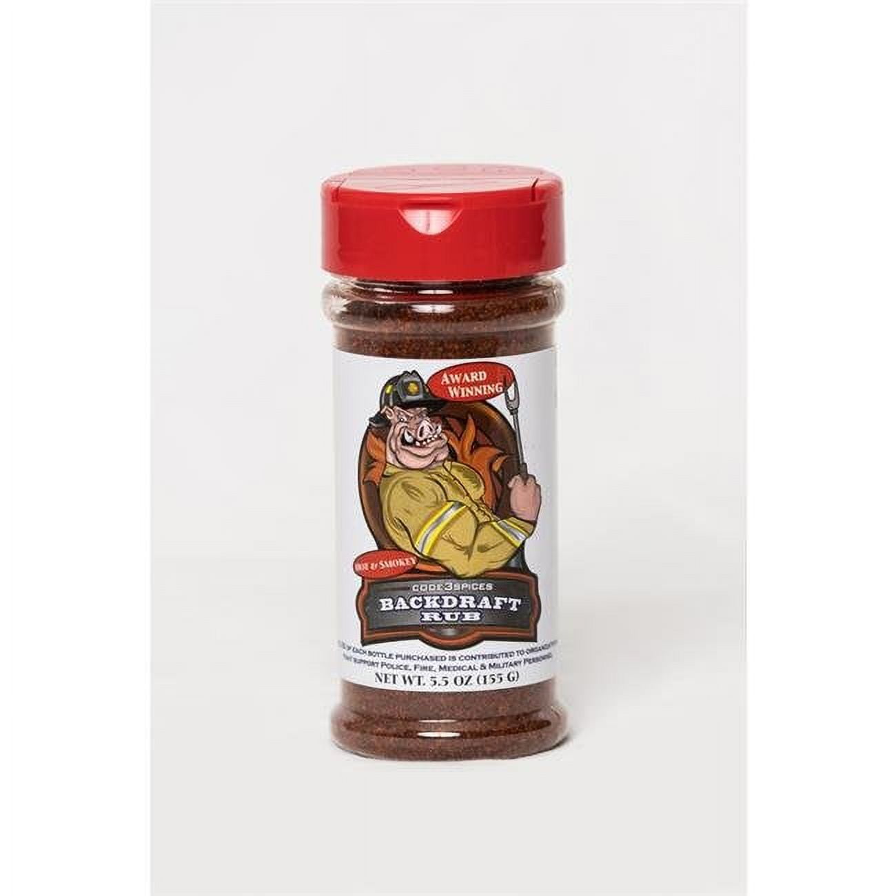 Picture of Code 3 Spices 8003571 5.5 oz Hot & Smokey BBQ Seasoning