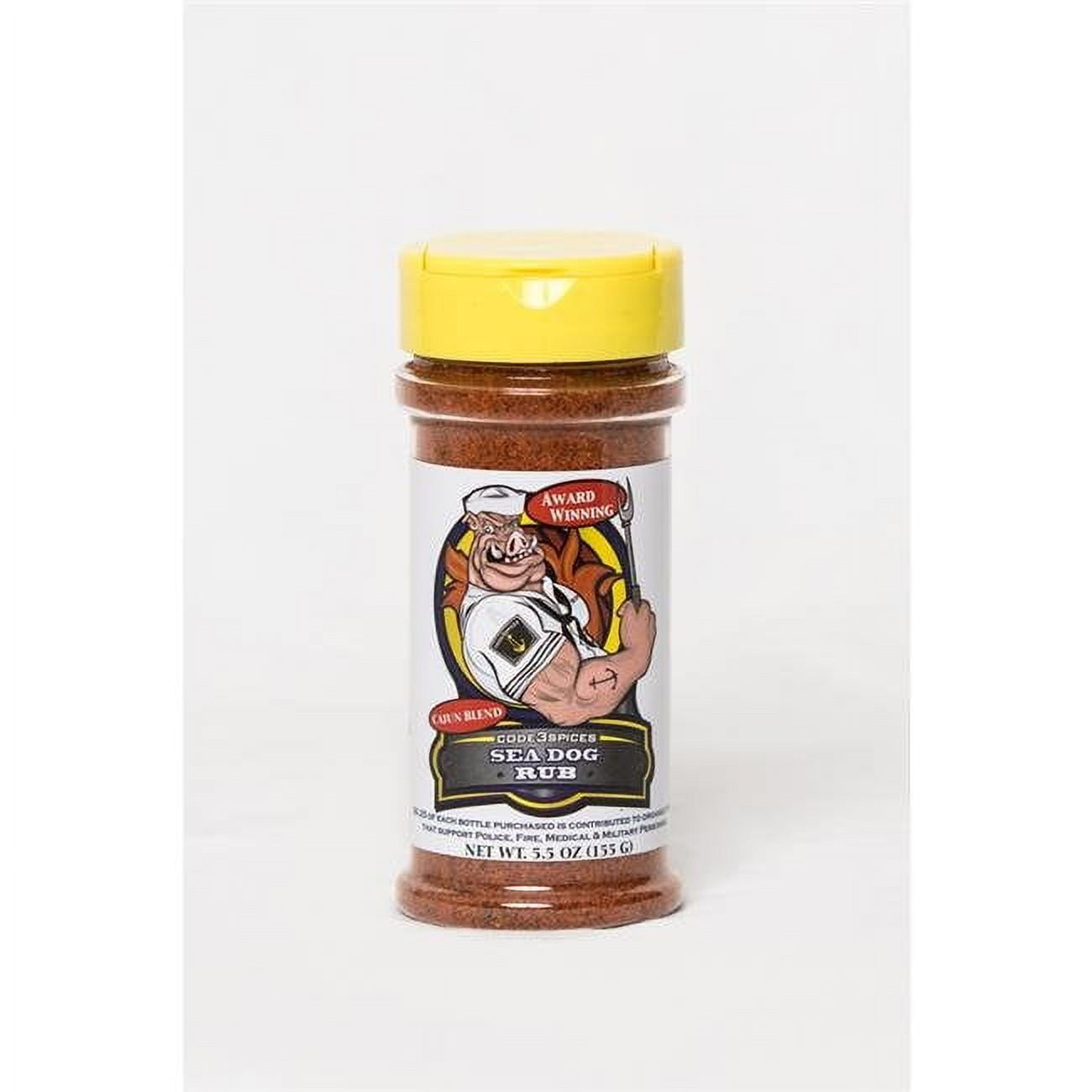 Picture of Code 3 Spices 8003570 5.5 oz Cajun Blend BBQ Seasoning