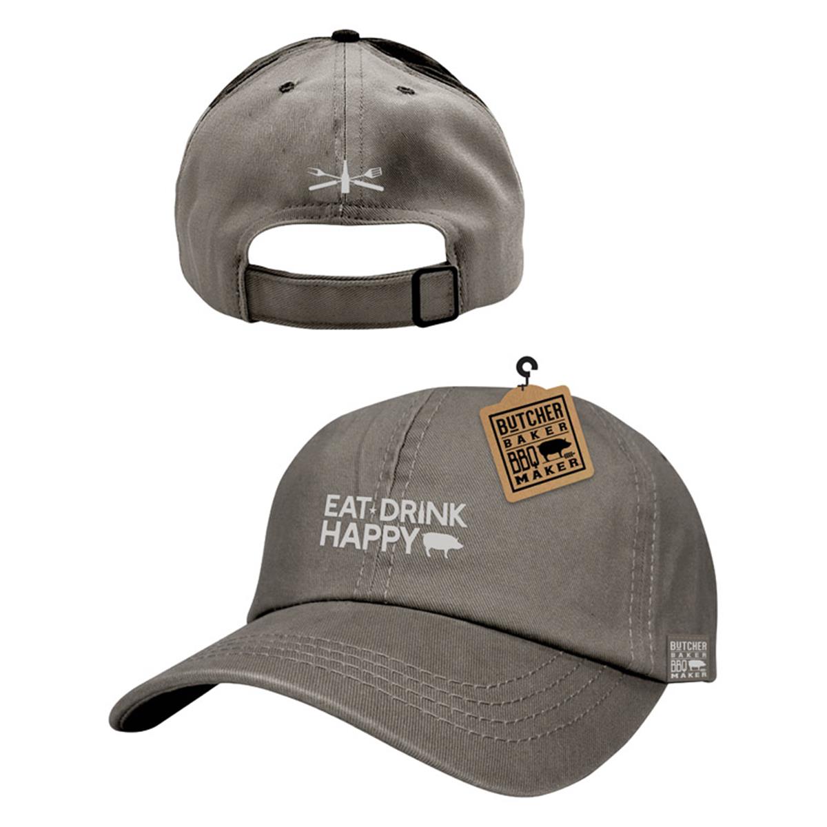 Picture of Open Road Brands 9731795 Eat Drink Happy Cap - Pack of 6