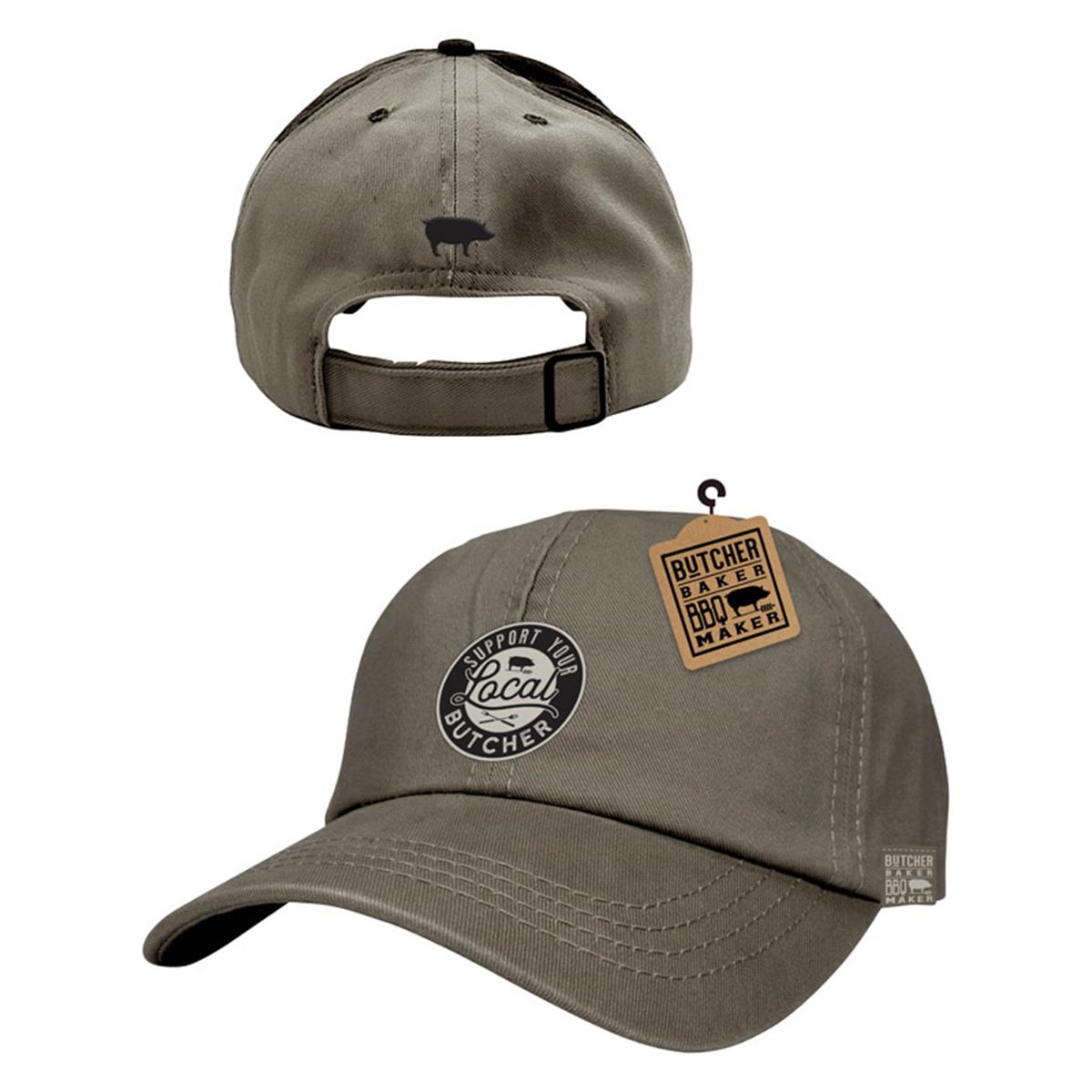 Picture of Open Road Brands 9731746 Support Your Local Butcher Cap - Pack of 6