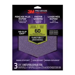Picture of 3M 1900356 11 x 9 in. 60 Grit Coarse Ceramic Sanding Sheet&#44; Pack of 3