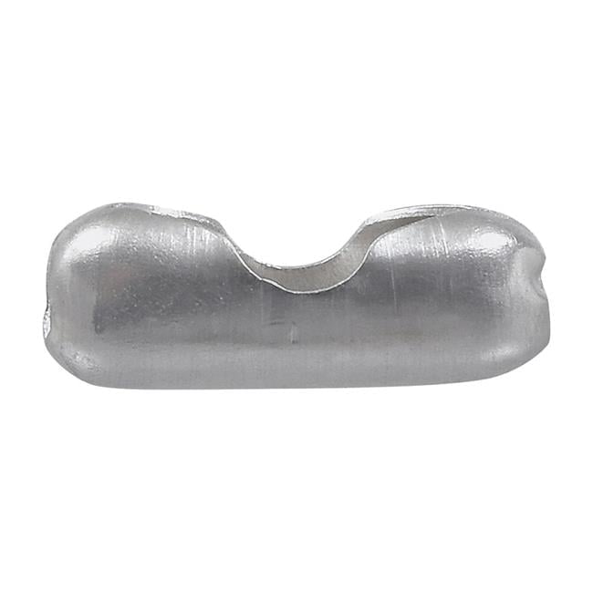 Aluminum Silver No. 3 Bead Ball Chain Connector - 100 per Pack