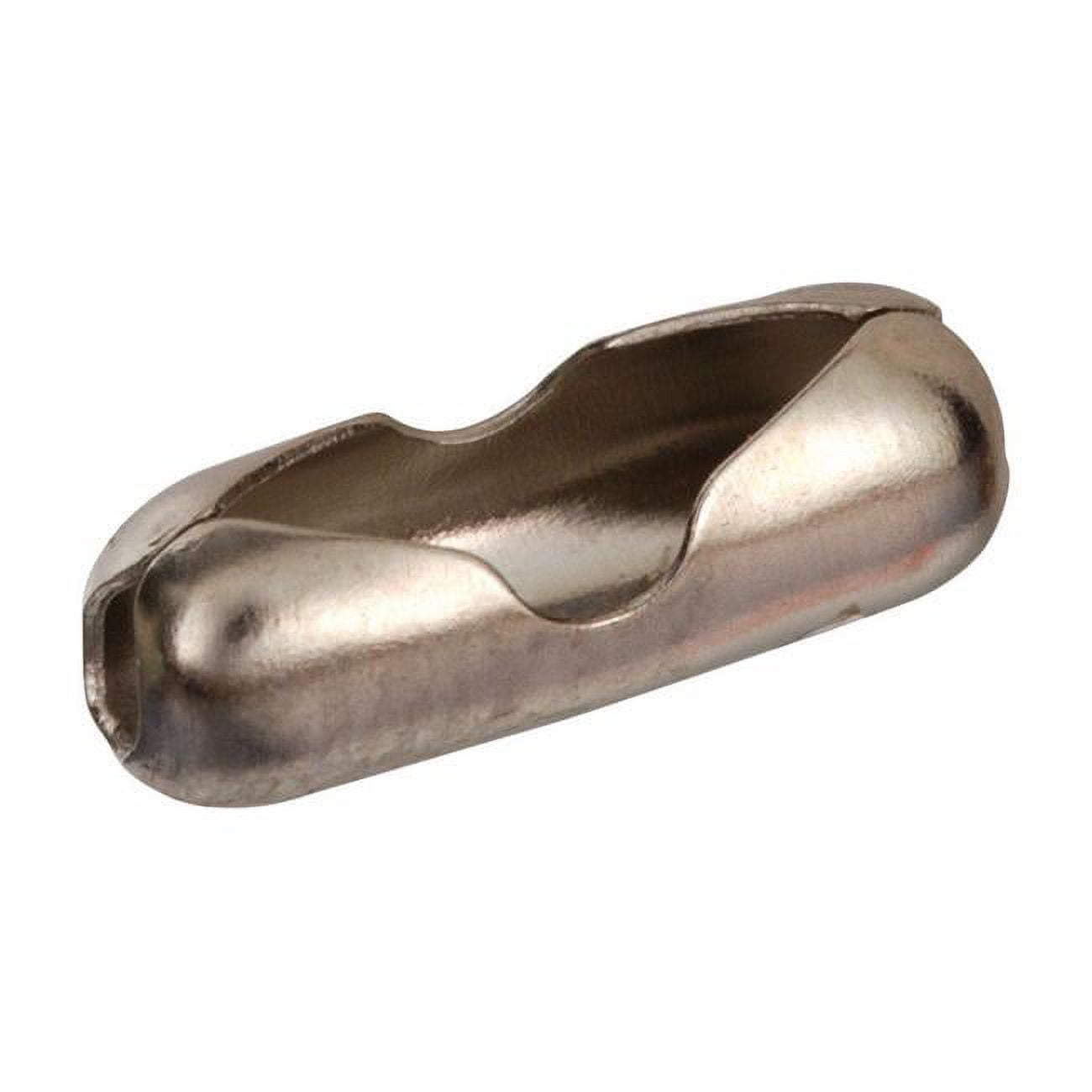 5988662 Aluminum Silver Bands & Caps Ball Chain Connector - 100 per Pack