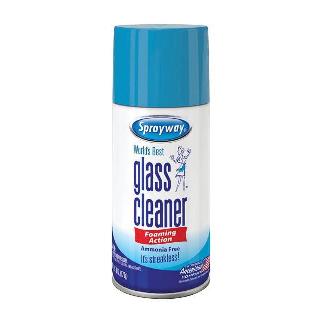 6 oz Fresh Scent Glass Cleaner Foam - Pack of 12 -  Sprayway, SP6528