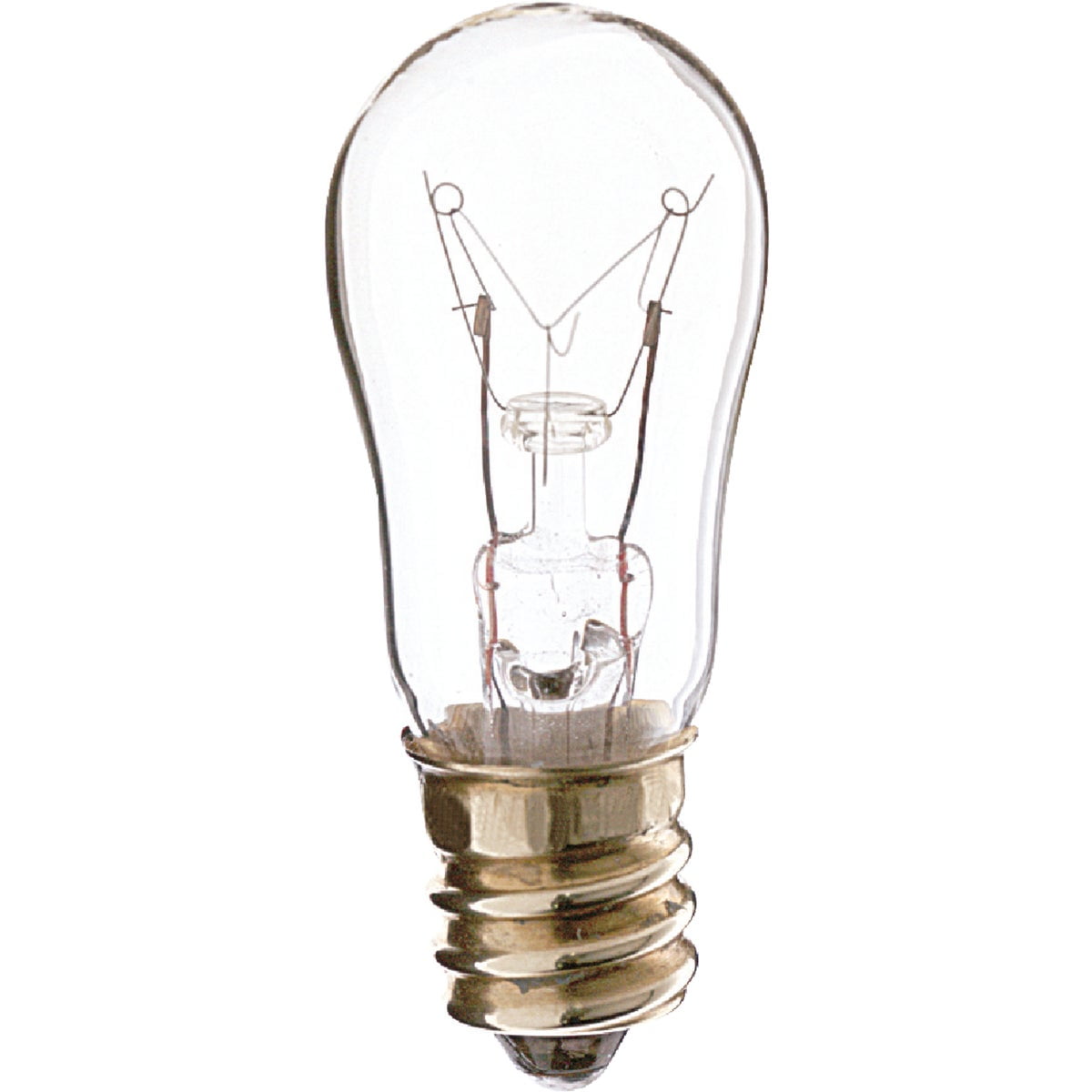 6W S6 Incandescent Bulb, 30 Lumens - Soft White, 2 per Pack - Pack of 12