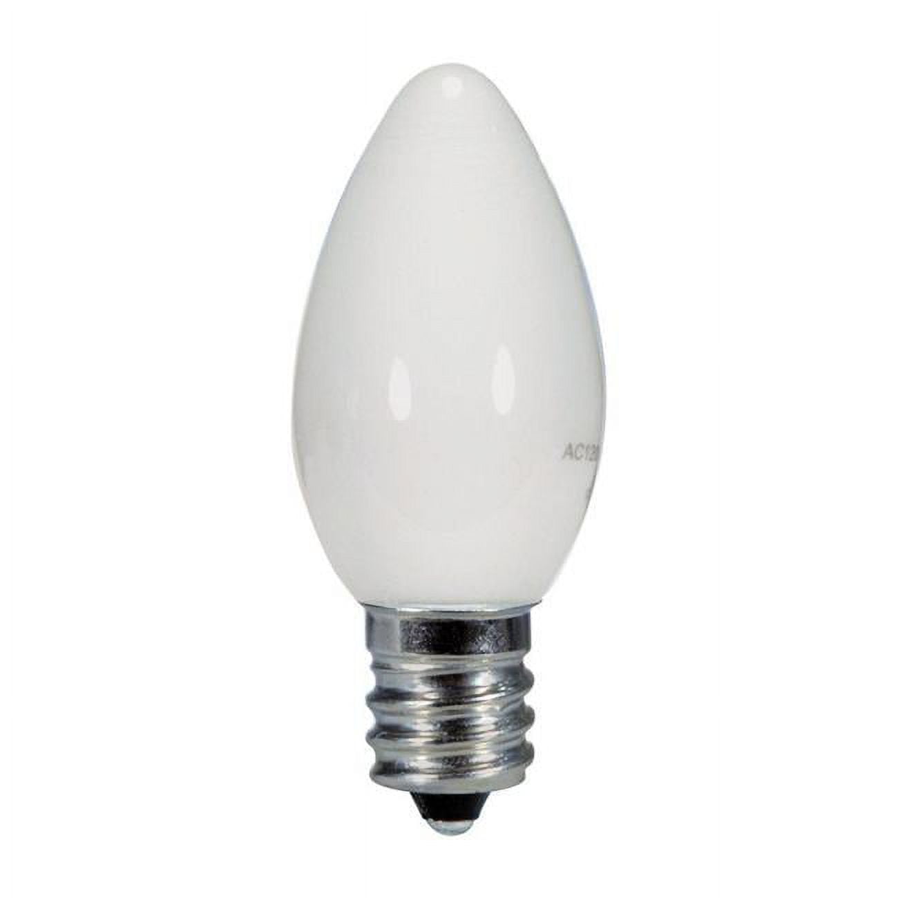 Picture of Satco 3862984 0.5W C7 LED Bulb, 14 Lumens - Warm White