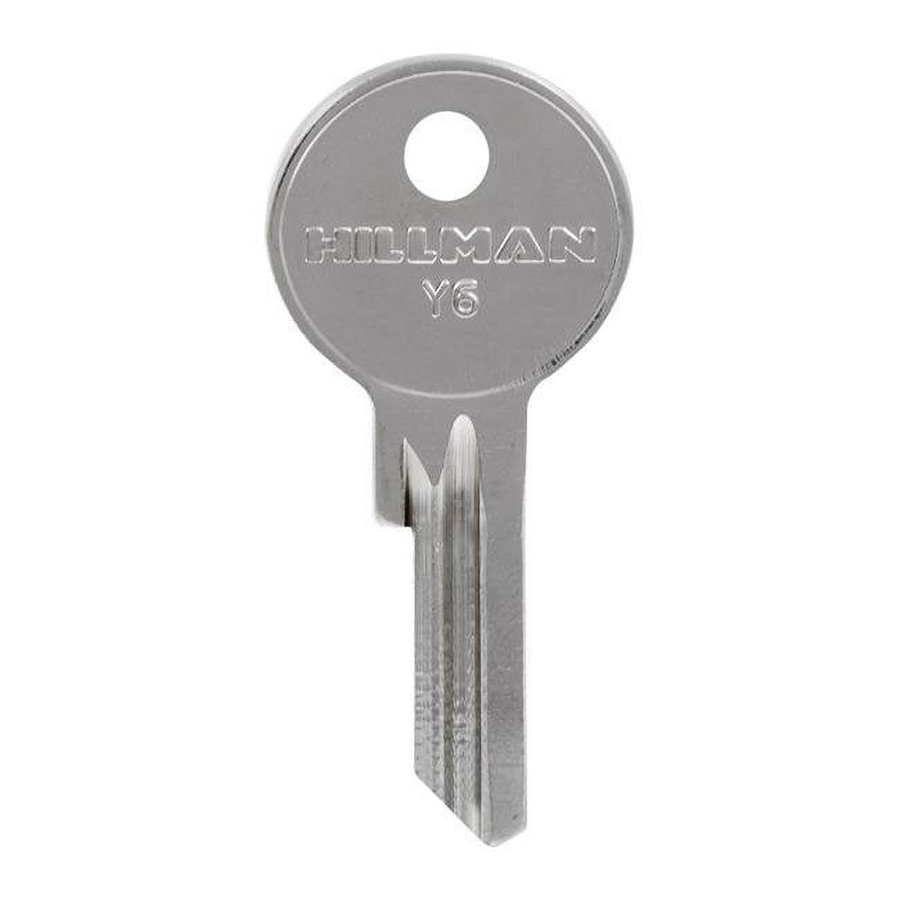 Automotive Blank Single Sided Universal Key - Black & Silver, Pack of 10