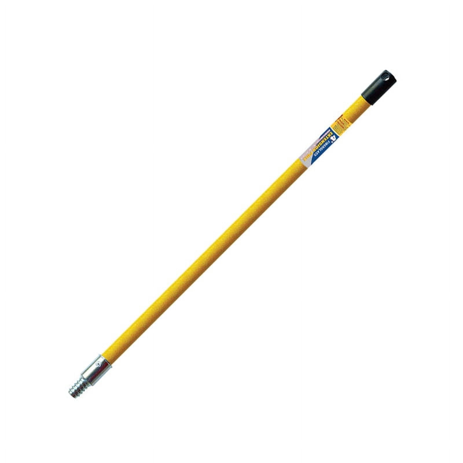 48 x 0.93 in. Fiberglass Rolling Paint Extender - Yellow