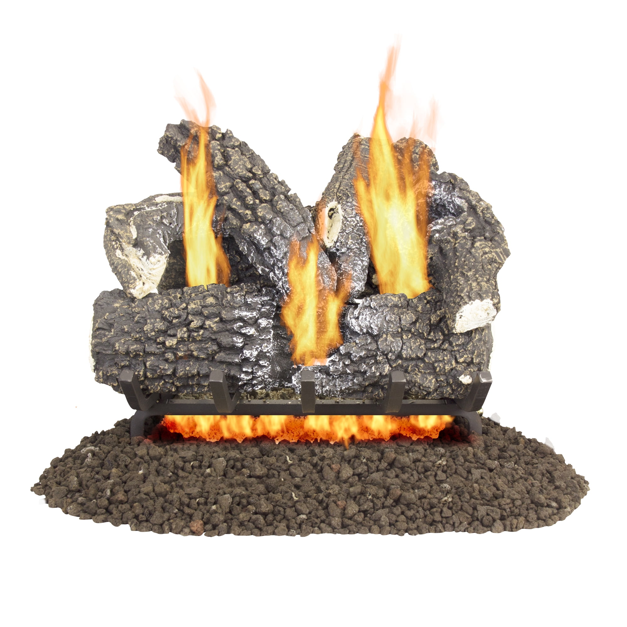 Picture of GHP 4923033 45000 BTU Pleasant Hearth Fireplace Log Set