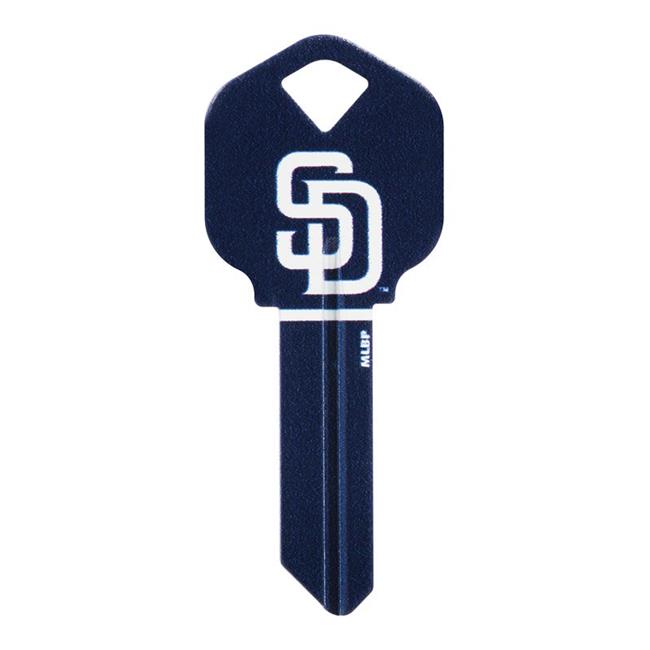 5960794 San Diego Padres Painted Key House & Office Blank Single Sided Universal Key - Pack of 6