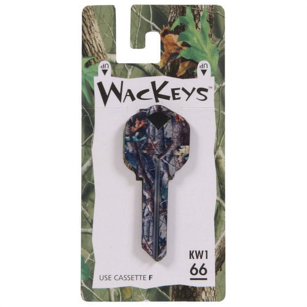 5005176 Wackey Green Camo House & Office Blank Single Sided Universal Key - Pack of 6