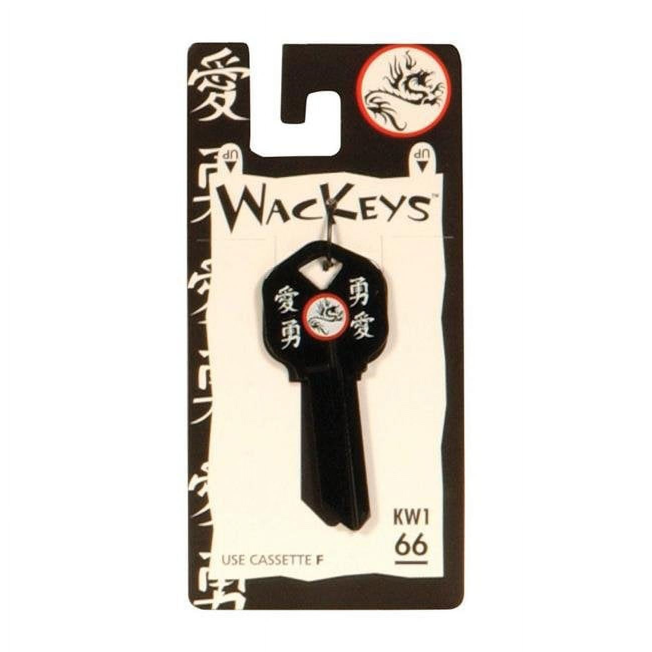 5005174 Wackey Black Dragon House & Office Blank Single Sided Universal Key - Pack of 6