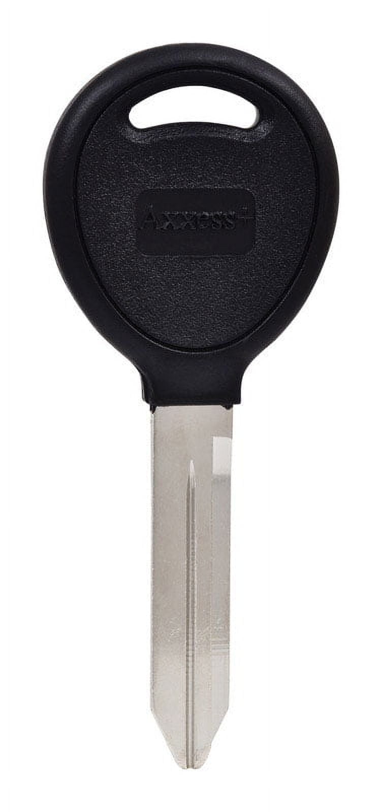 Key Krafter Automotive Blank 19R2 Double Sided Universal Key for Chrysler - Black & Silver Pack of 5
