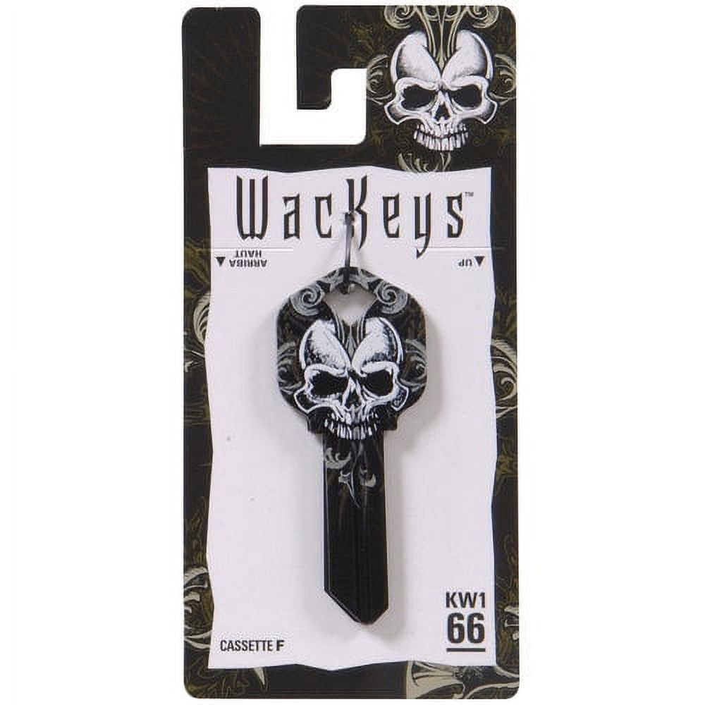 Wackey Skull House & Office Blank Single Sided Universal Key - Pack of 6