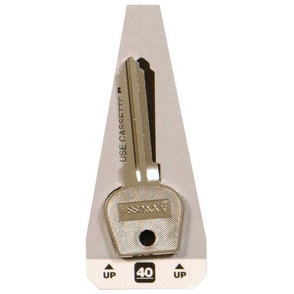 KeyKrafter Automotive Silver Universal Key Blank, 40 - Pack of 4