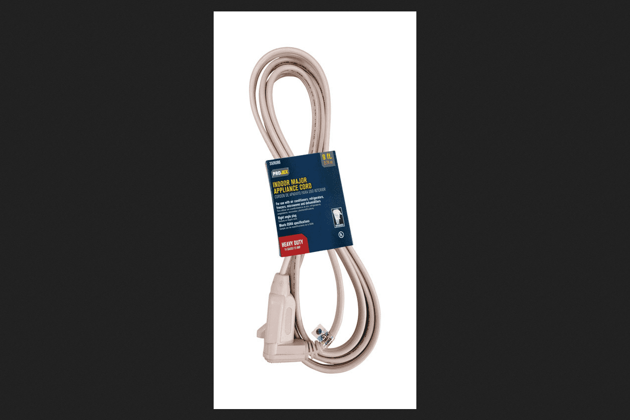 15A 9 ft. Appliance Cord, Beige
