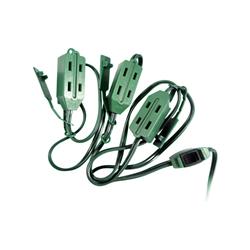Christmas Tree 15 ft. Green Extension Cord