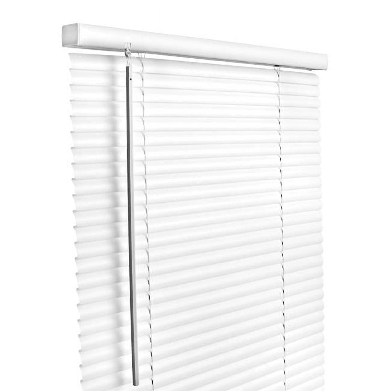 Vinyl 1 in. Mini-Blinds, 36 x 64 in. White Cordless
