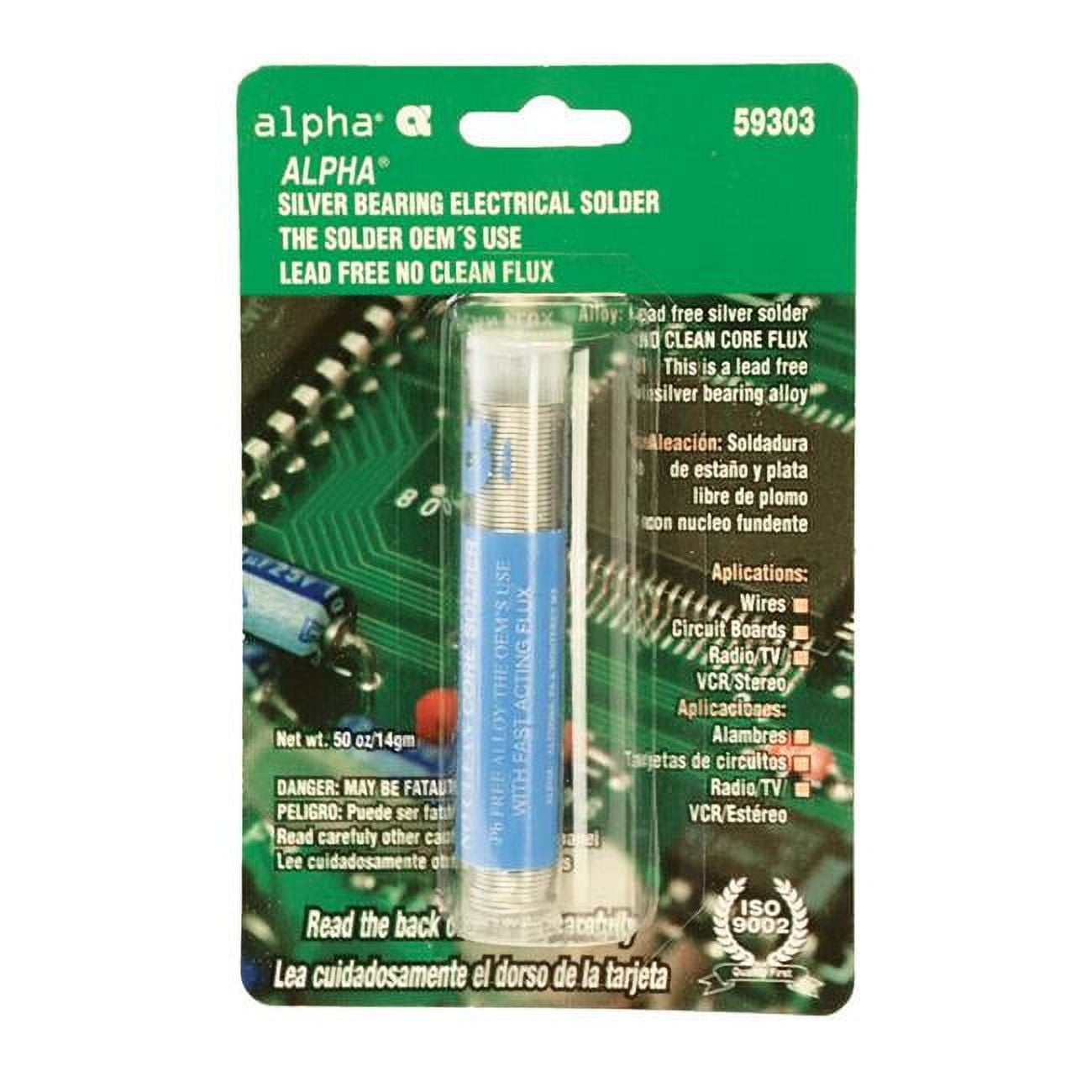 Picture of Alpha Metals 2692036 Lead-Free Flux Core Solder&#44; Silver Bearing