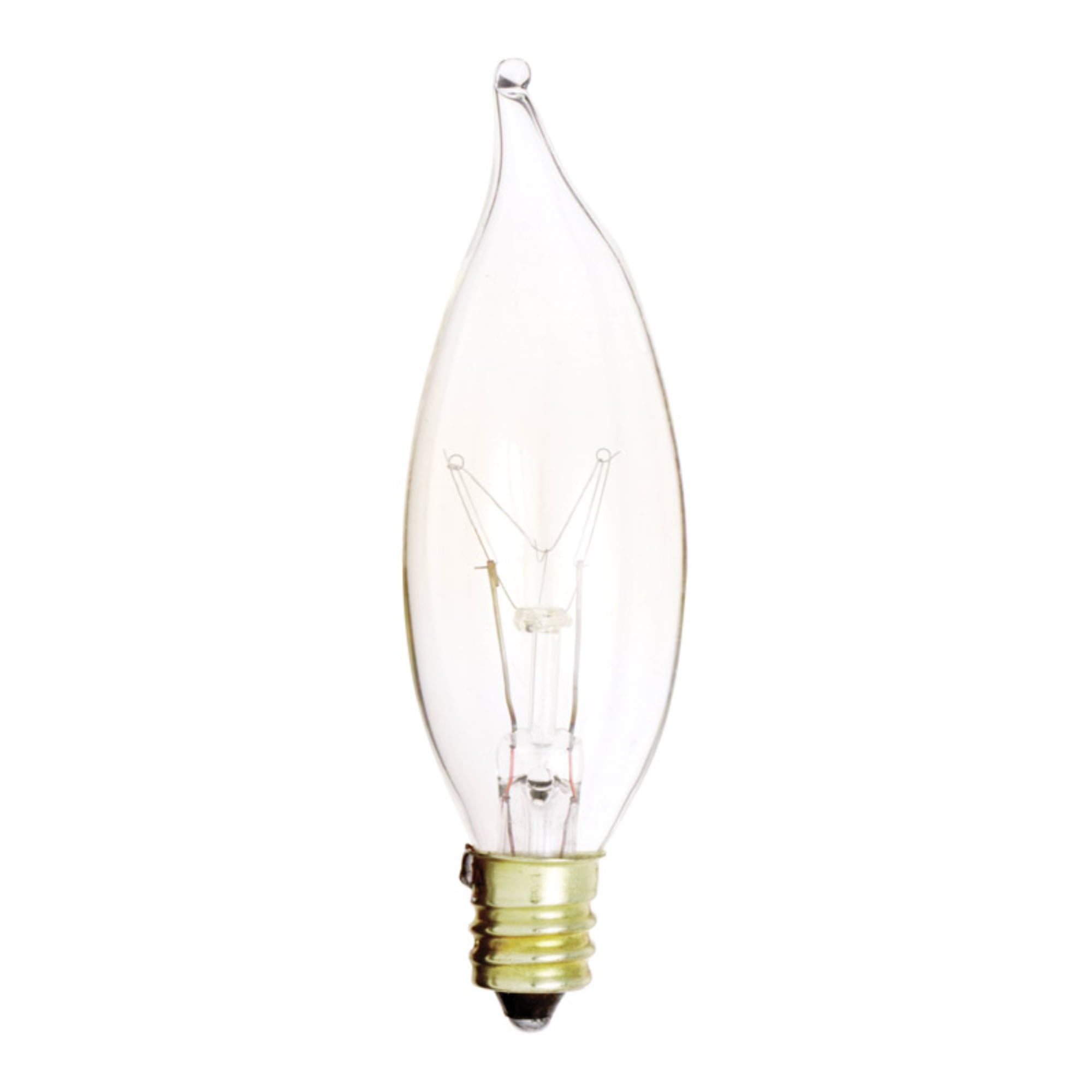 15W CA9 Incandescent Bulb, 100 Lumens - Soft White, 2 Per Pack - Pack of 10