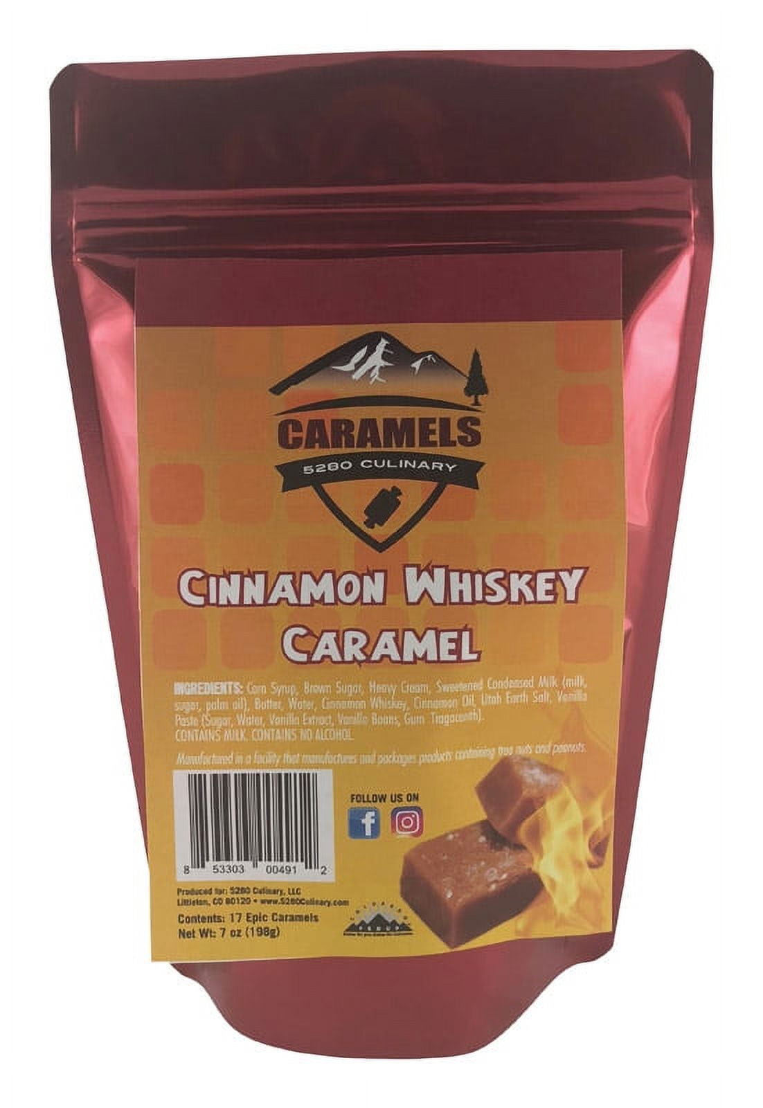 Picture of 5280 Culinary 9015317 7 oz Cinnamon Whiskey Caramels