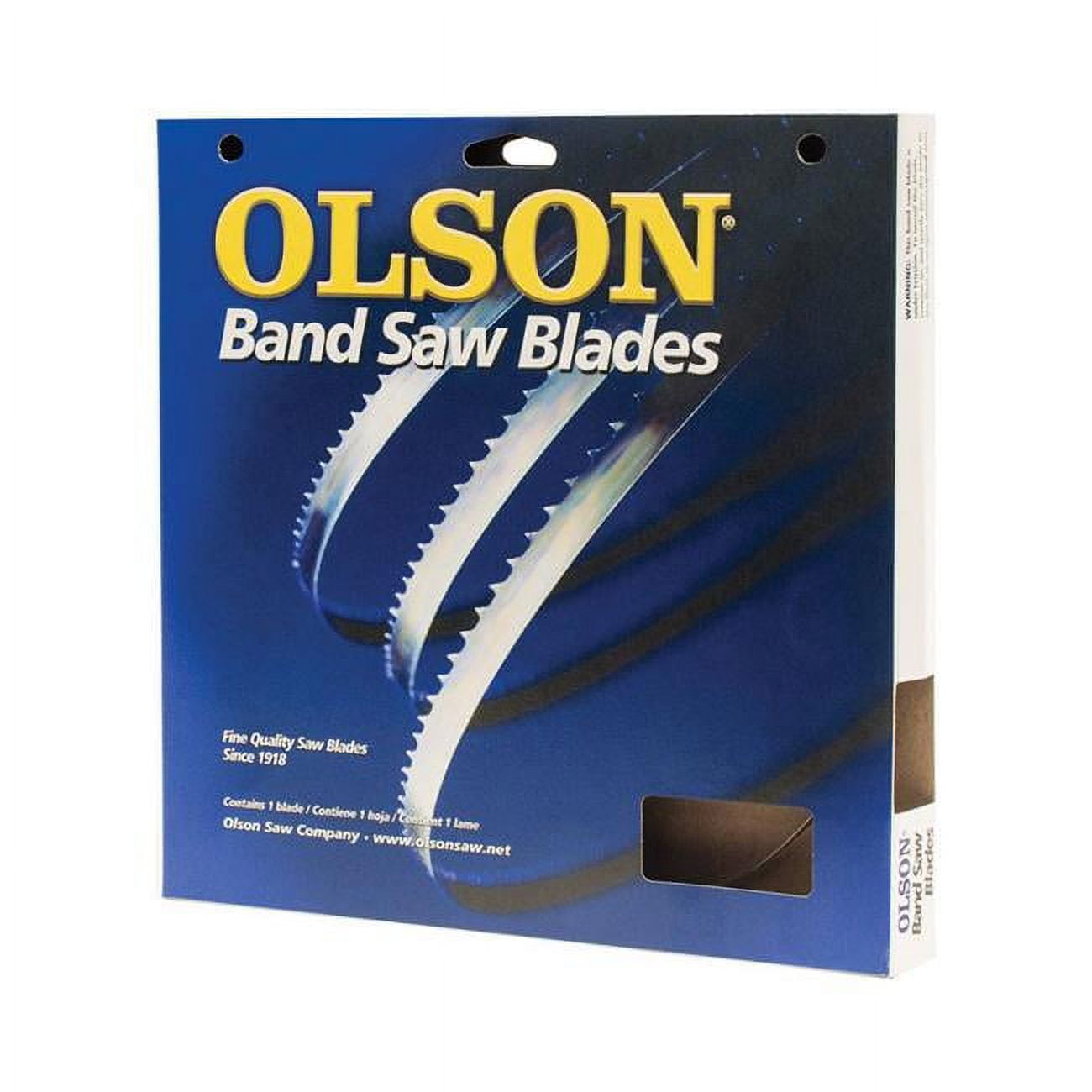2692879 Bi-Metal Portable Band Saw Blade - 14 TPI Regular Teeth, 115 x 0.5 x 0.025 in. Thick -  OLSON