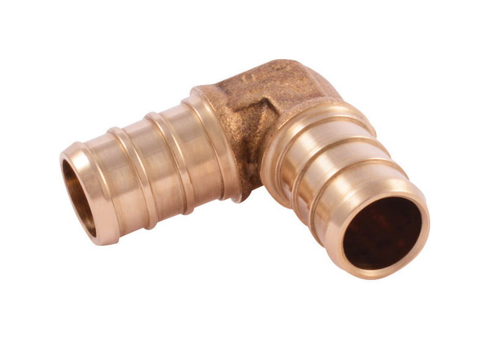Sharkbite 1/2in x 1/2in PEX Brass 90 Deg Crimp Elbow - UC248LFCP25
