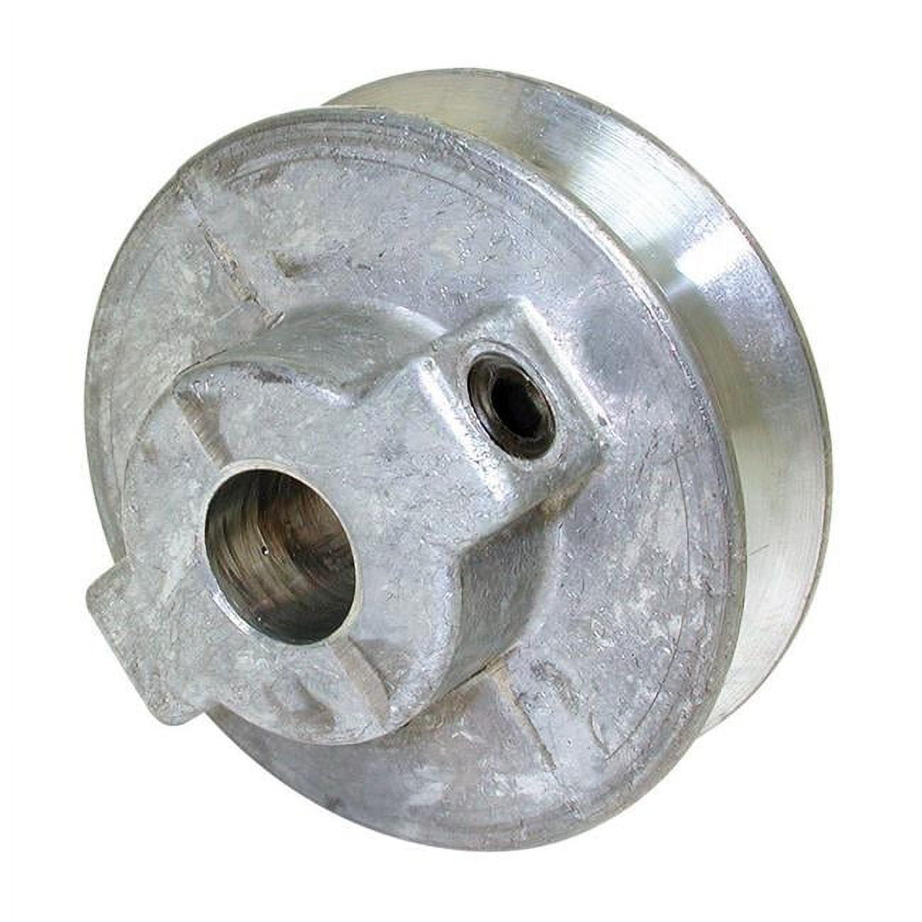Steel Silver Fixed Motor Pulley