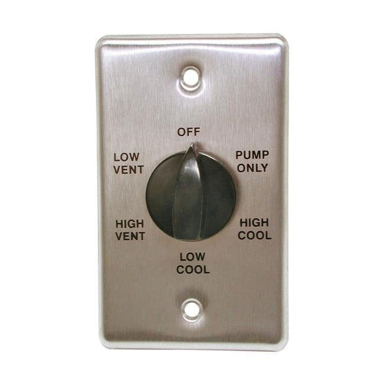 Metal Black Evaporative Cooler Wall Switch