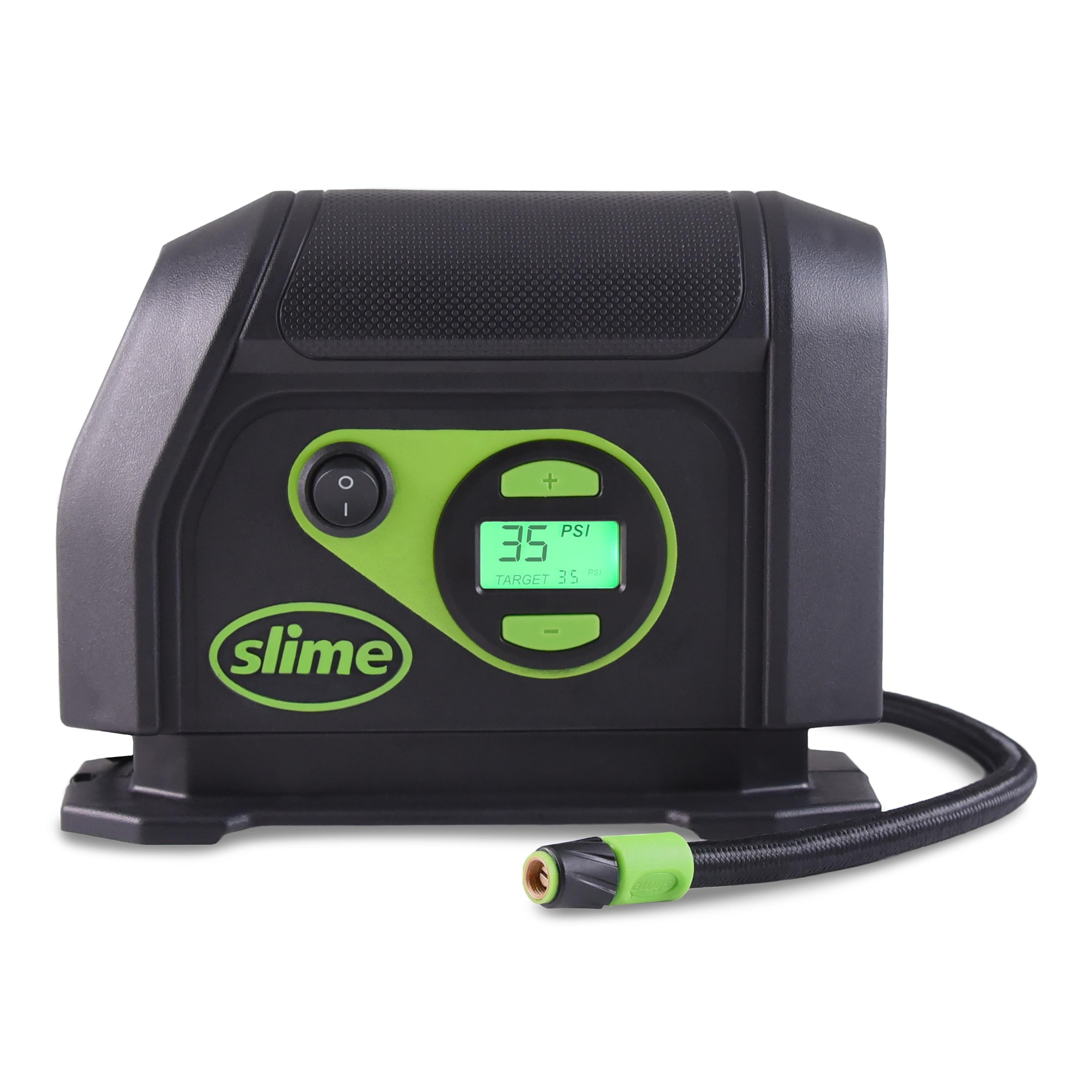 12V Tire Inflator & Gauge - Silver
