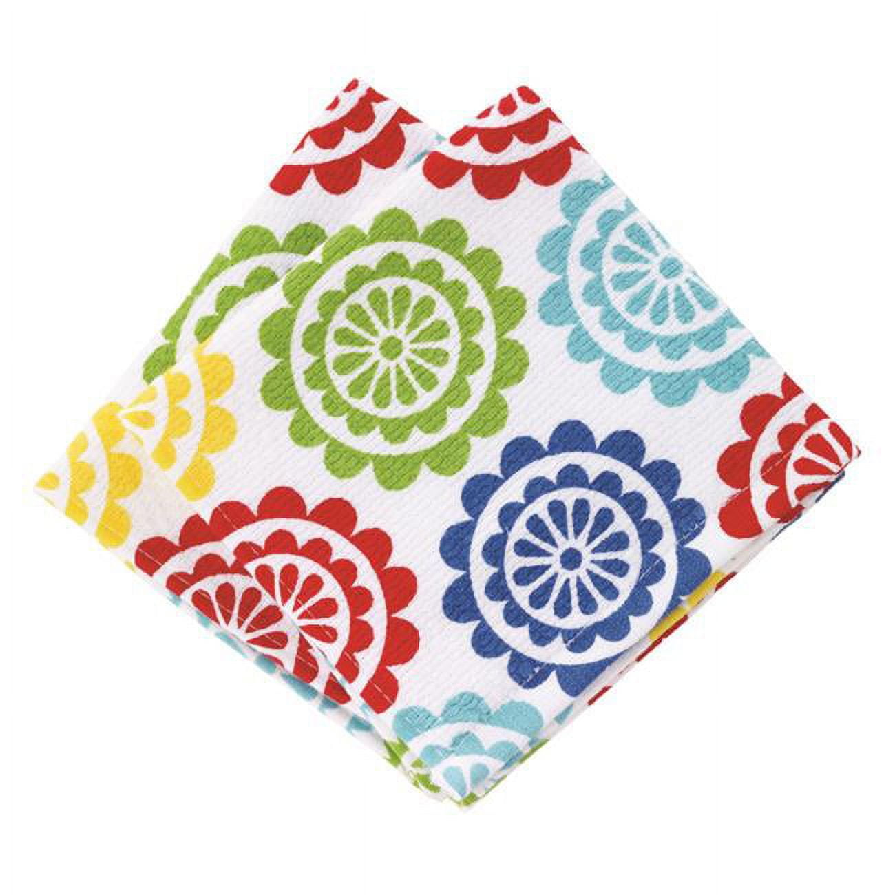 Multicolor Cotton Dish Cloth - 2 per Pack & Pack of 3