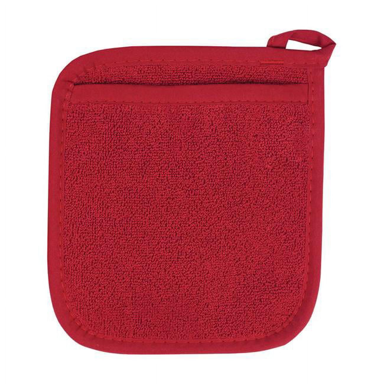 Paprika Cotton Pocket Oven Mitt, Pack of 6