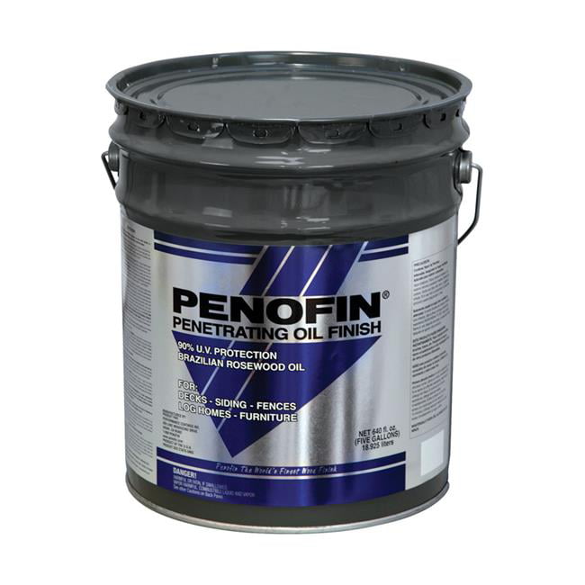 Picture of Penofin 1674779 Blue Semi-Transparent Redwood Oil-Based Wood Stain, 5 gal