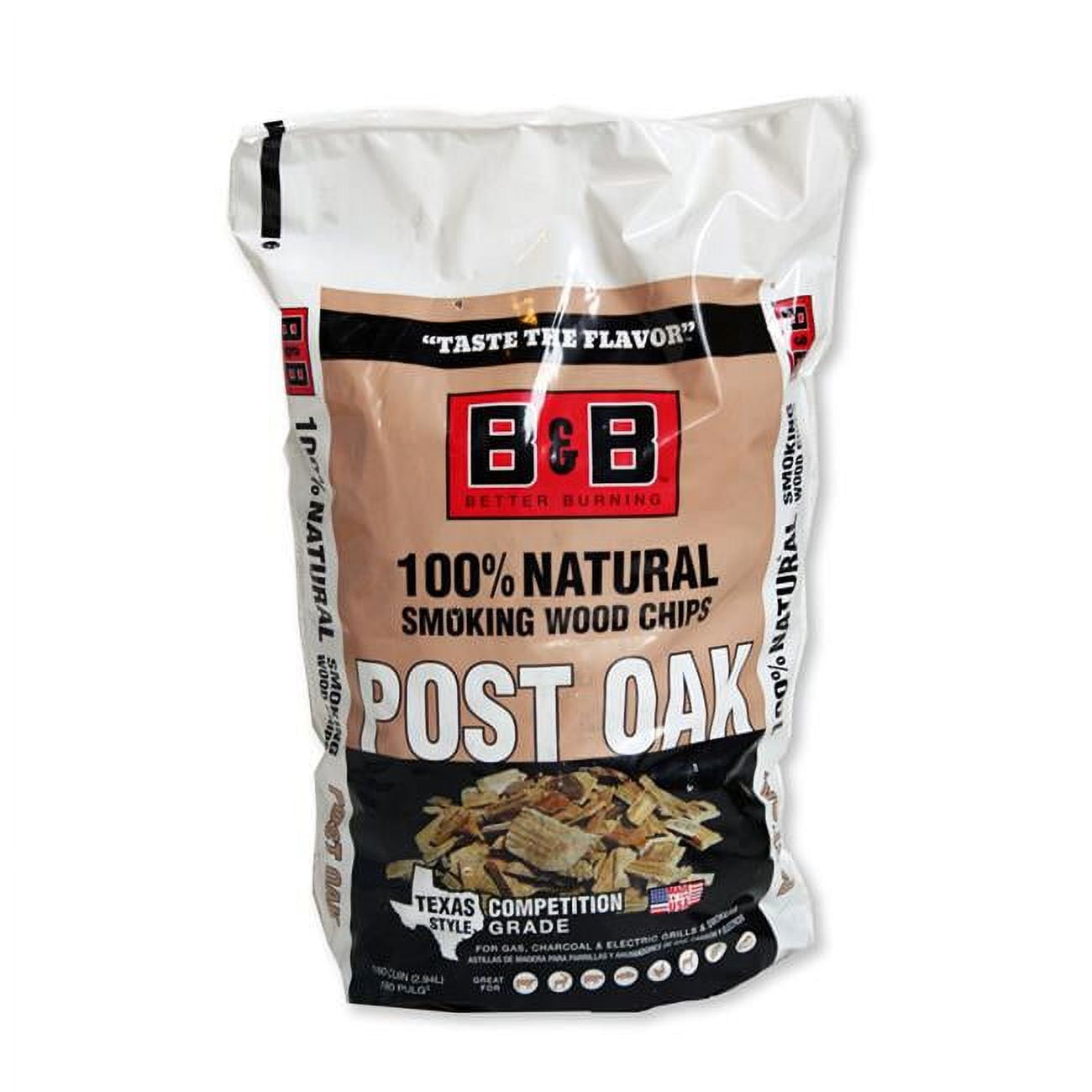 Picture of B&B Charcoal 8023370 180 cu. in. Oak Wood Smoking Chips