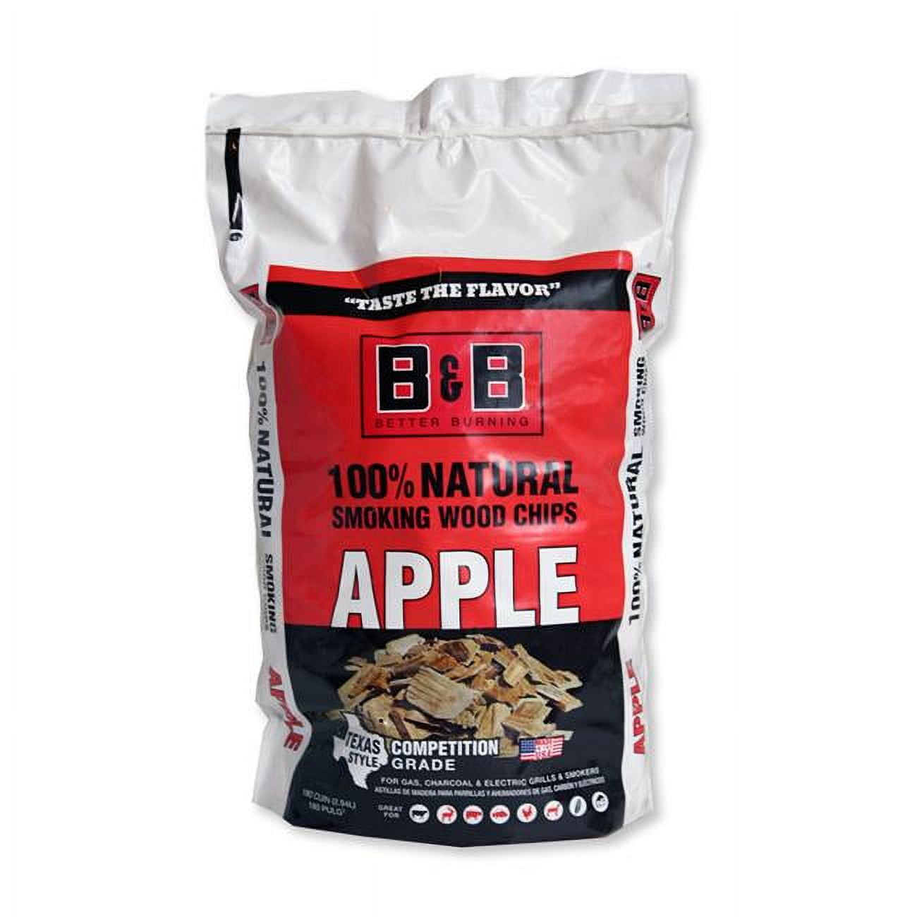 Picture of B&B Charcoal 8019855 180 cu. in. Apple Wood Smoking Chips