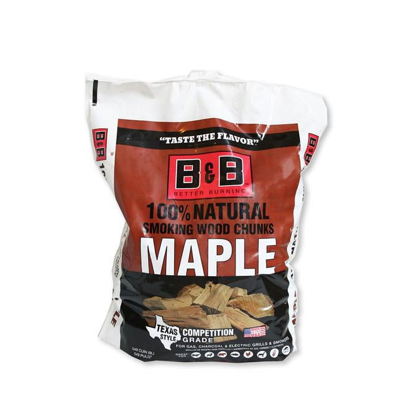 Picture of B&B Charcoal 8019842 549 cu. in. Maple Wood Smoking Chunks