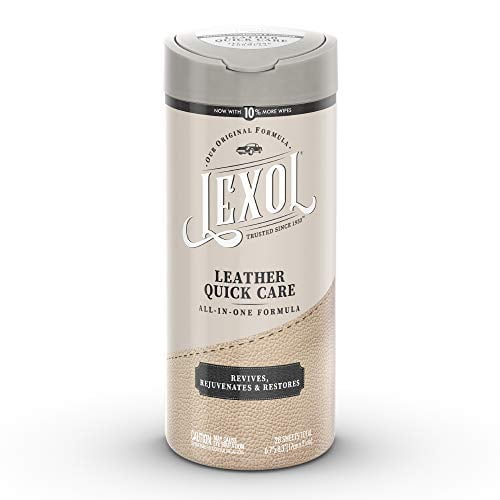 Quick Care Leather Cleaner & Conditioner, 28 Sheet Wipes -  LEXOL, LE6901
