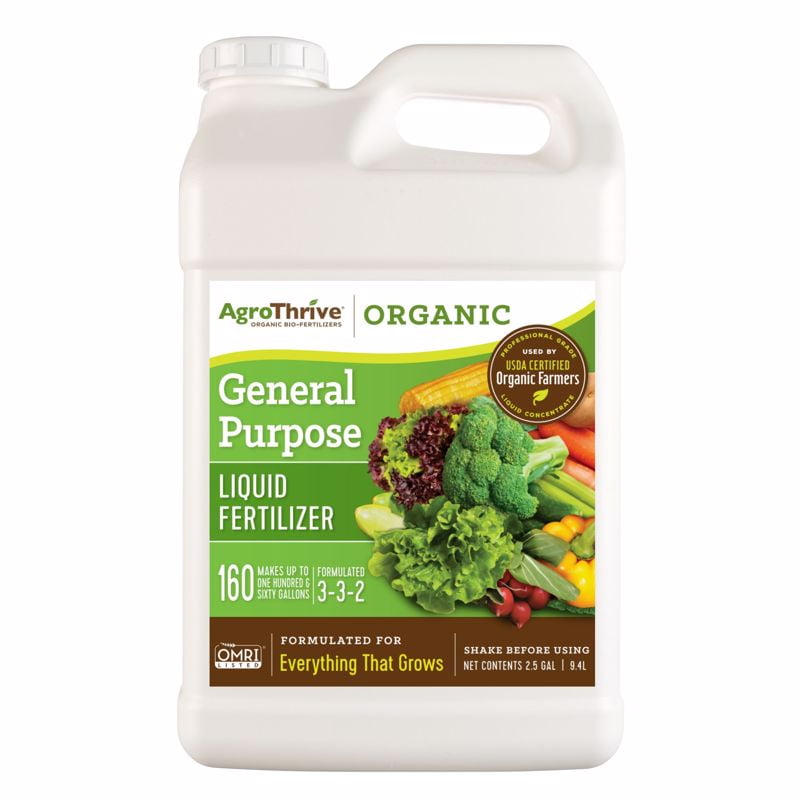 Picture of Agrothrive 7840424 2.5 gal Organic 3-3-2 Organic Liquid Fertilizer