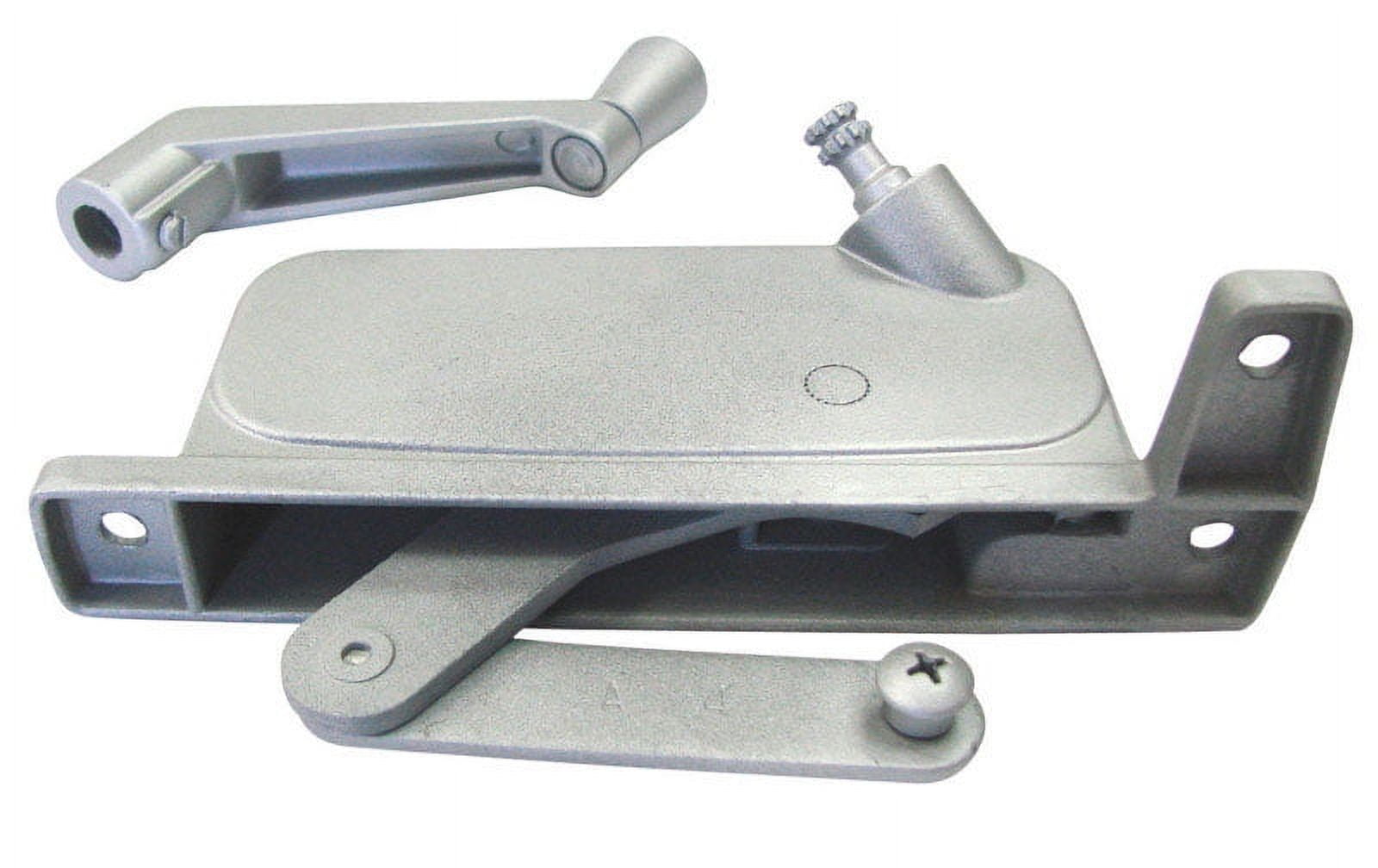 Silver Zinc Right Awning Window Operator for T.M Windows