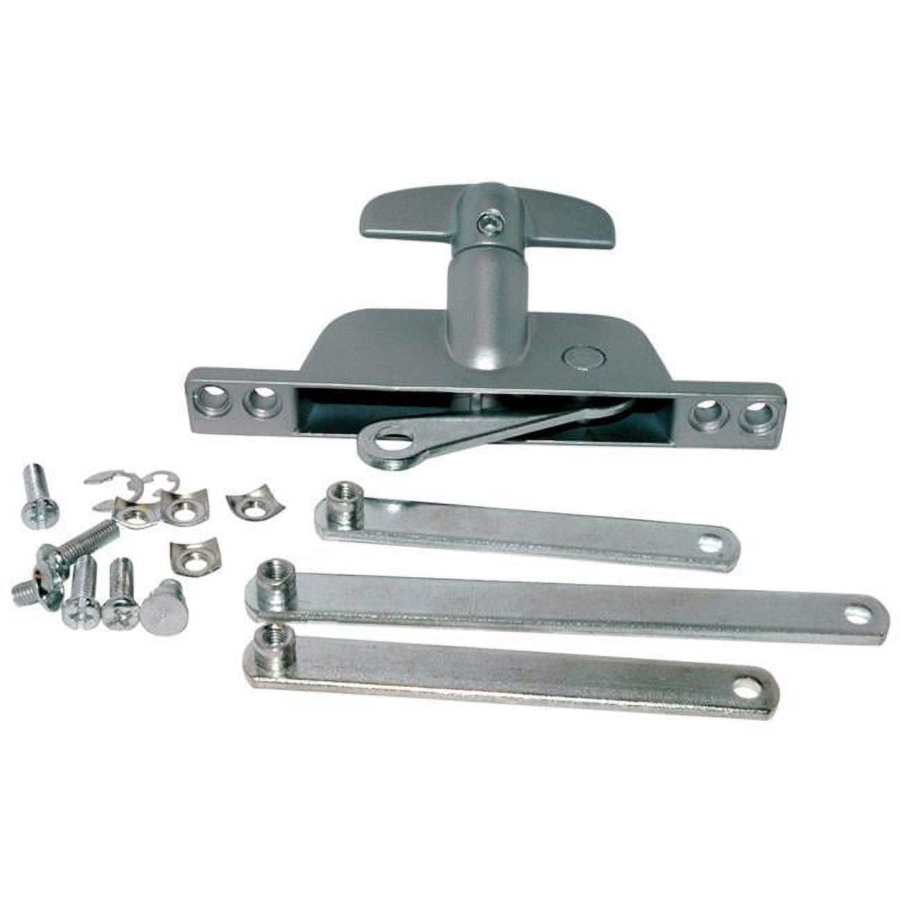 Silver Aluminum Left & Right Jalousie Window Operator Kit