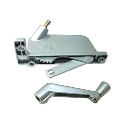Satin Silver Steel Vertical Awning Window Operator for Crown & Seasonshield