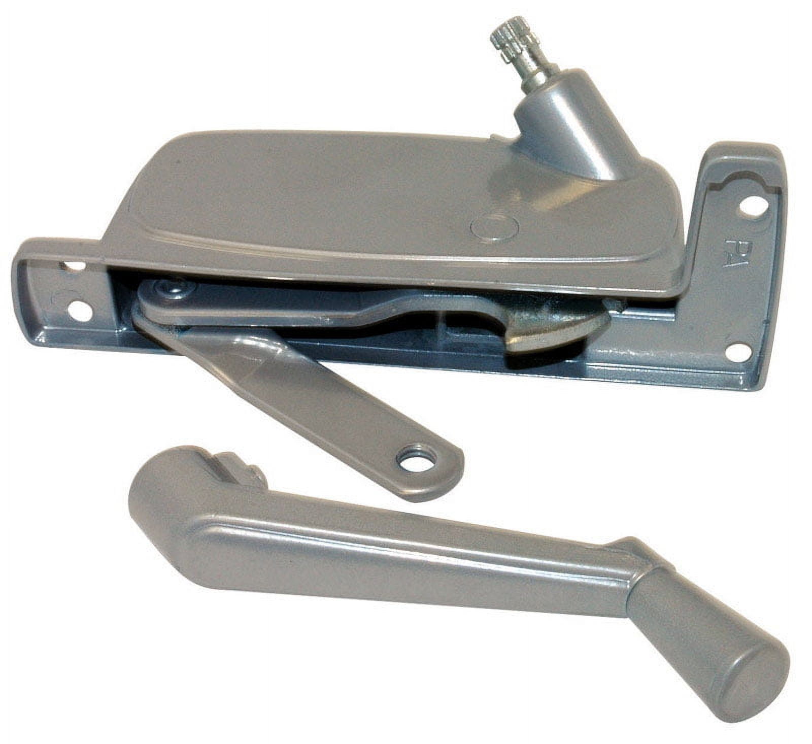 Silver Aluminum Right Awning Window Operator for Pan-American