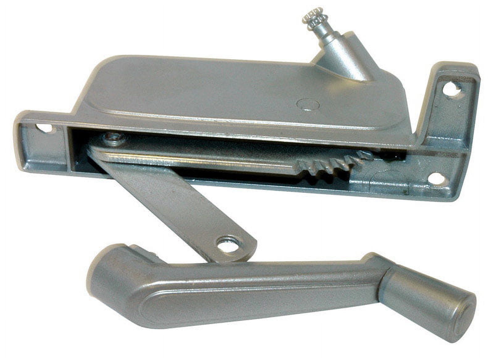 Silver Aluminum Right Awning Window Operator for Looks Windows