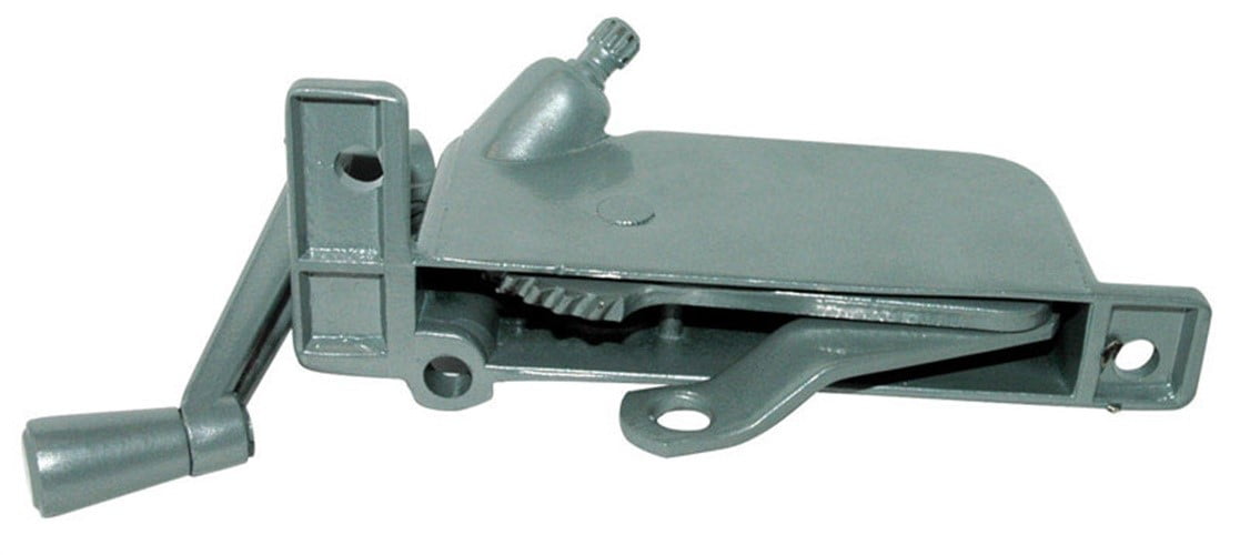 Silver Cast Metal Left Awning Window Operator for Anderson