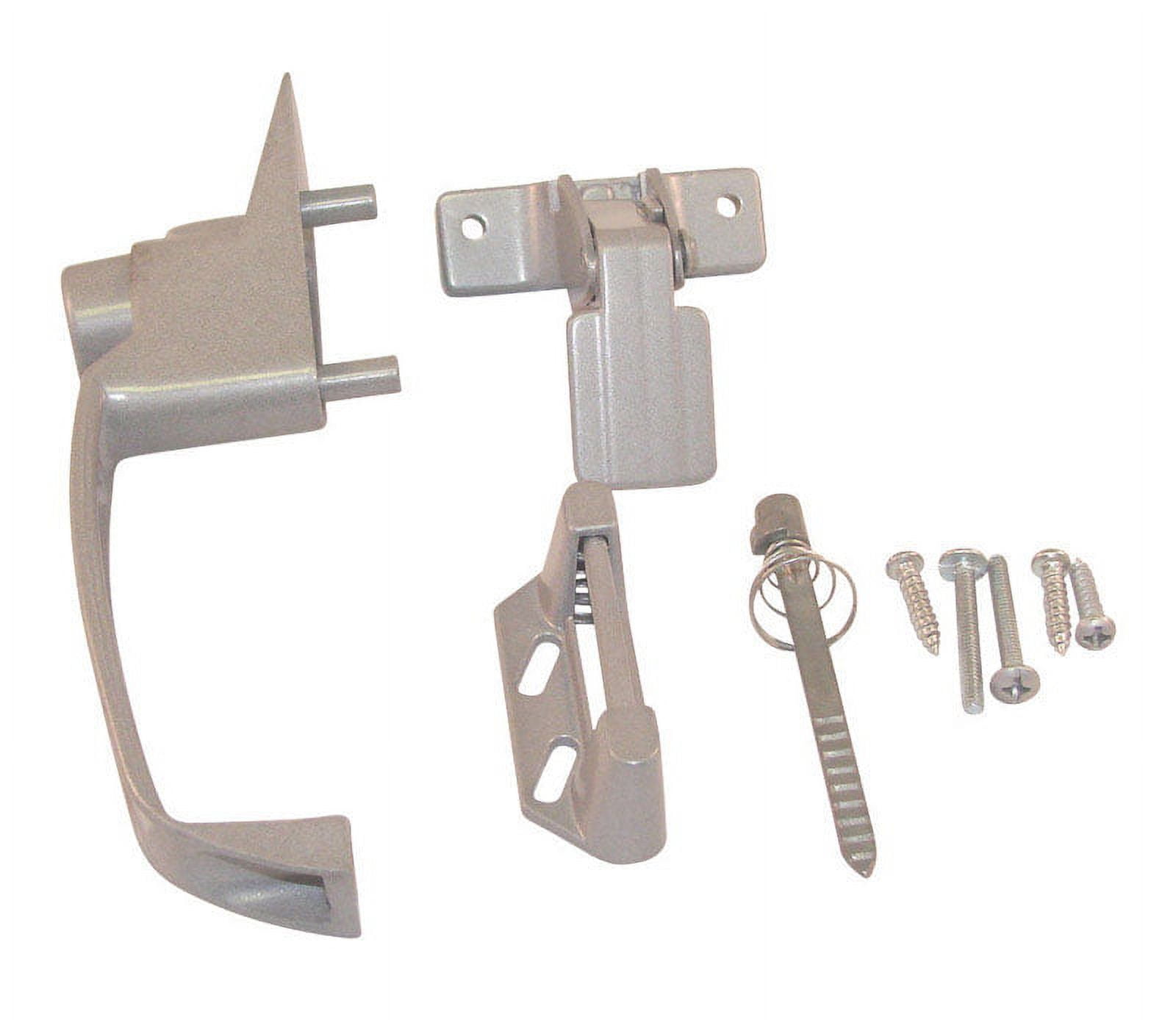 6.5 in. Silver Aluminum Door Handle