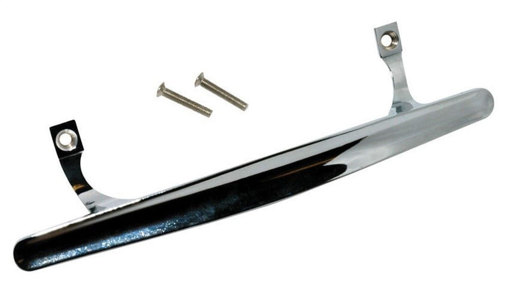 1.75 in. Chrome Silver Metal Patio Door Handle Set