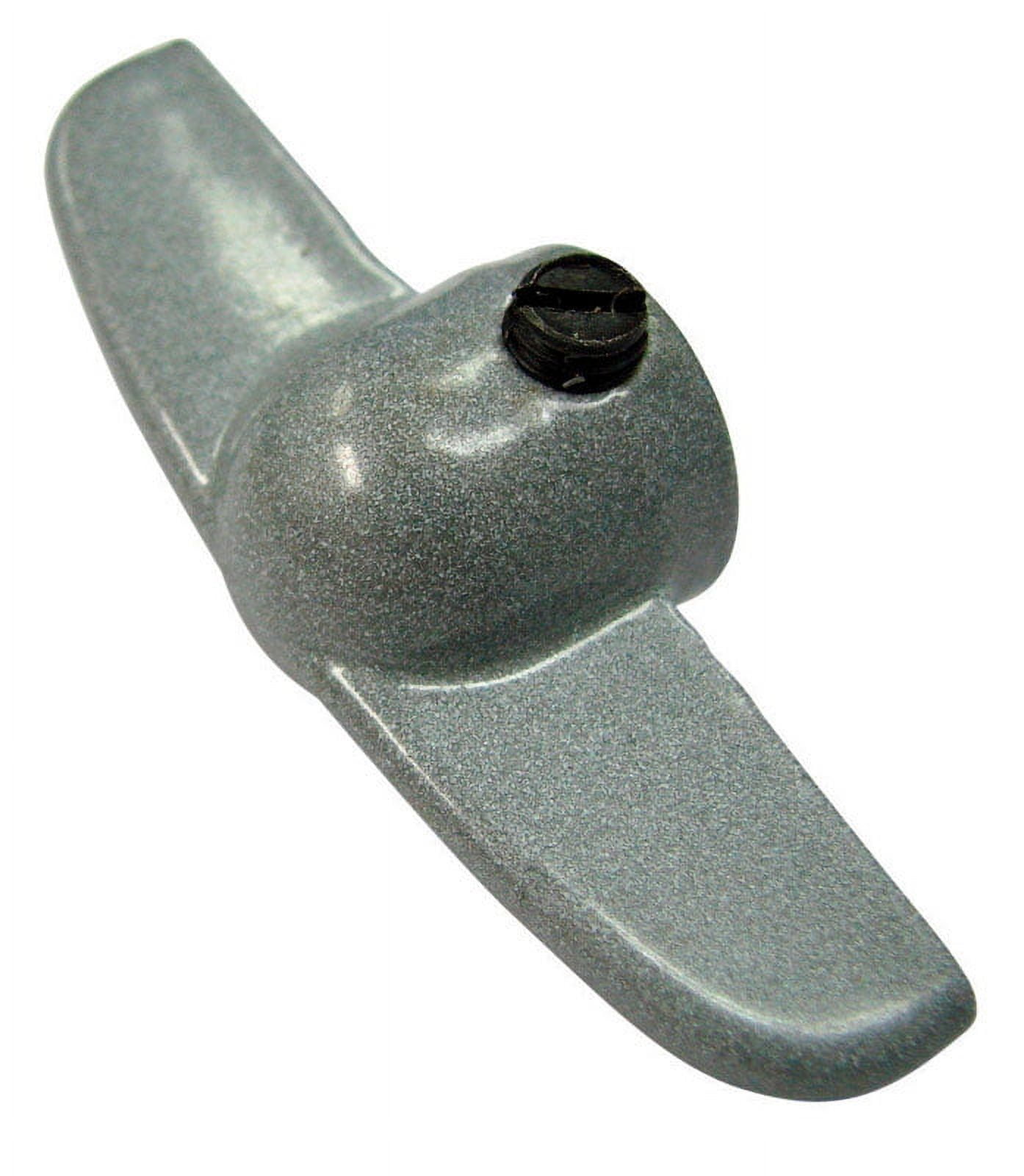 5.8 in. Gray Die-Cast Handle for Jalousie Window